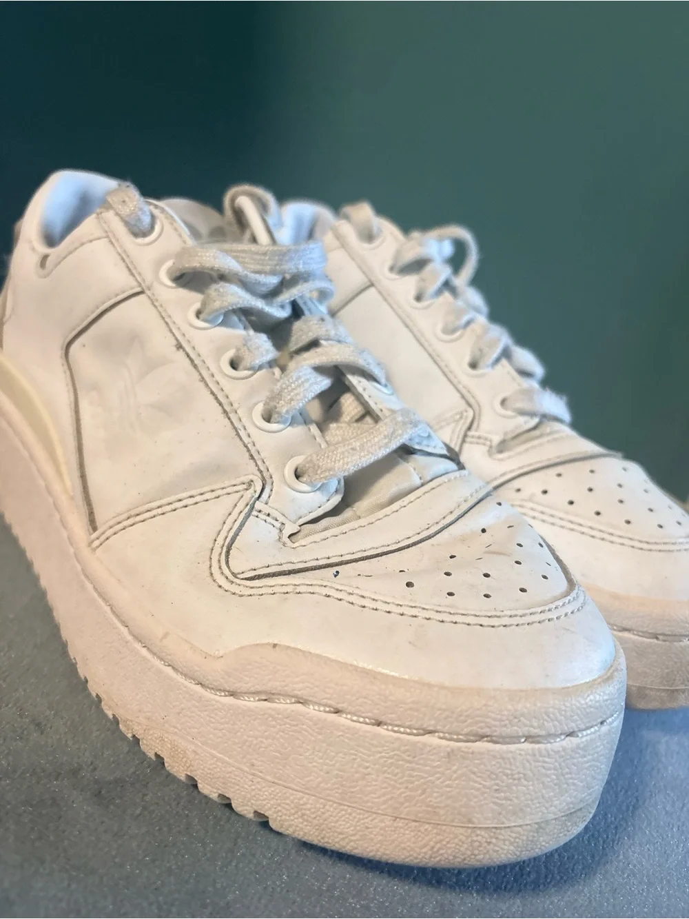 adidas all white